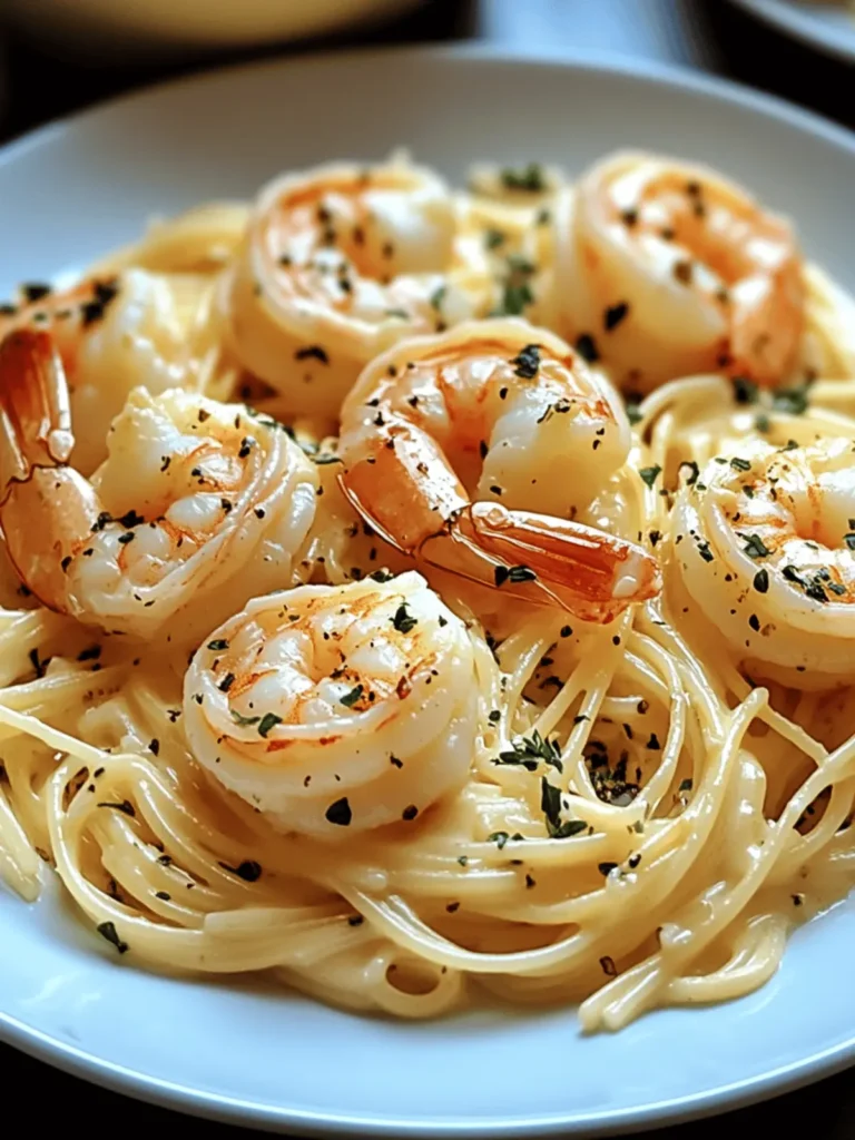 Creamy Angel Hair Pasta with Shrimp: Quick Gourmet Delight
